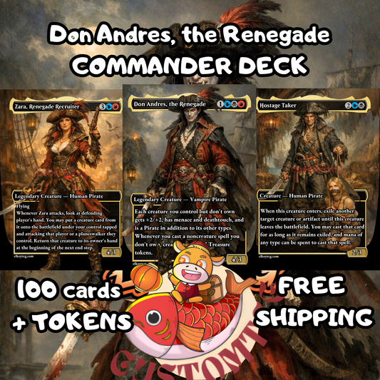 Don Andres, the Renegade — Grixis Steal & Pirates Custom Deck
