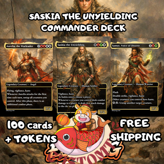 Saskia the Unyielding Custom Deck