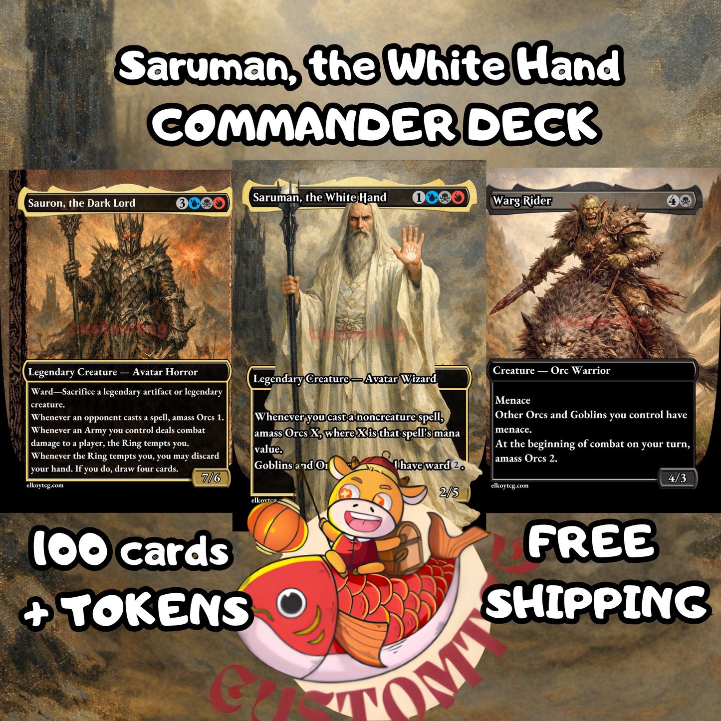 Saruman, the White Hand Custom Deck