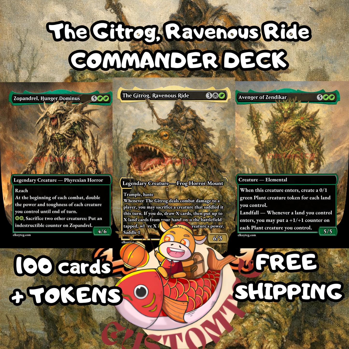 The Gitrog, Ravenous Ride Custom Deck