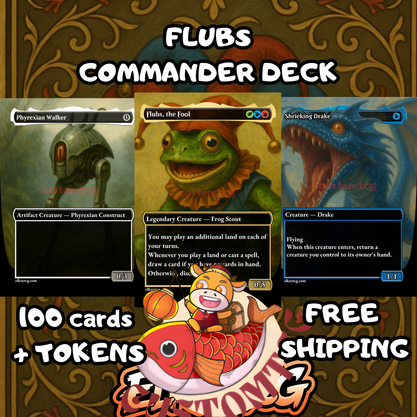 Flubs, the Fool V2.0 Custom Deck
