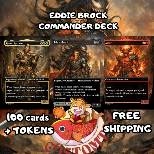 Eddie Brock // Venom, Lethal Protector Custom Deck