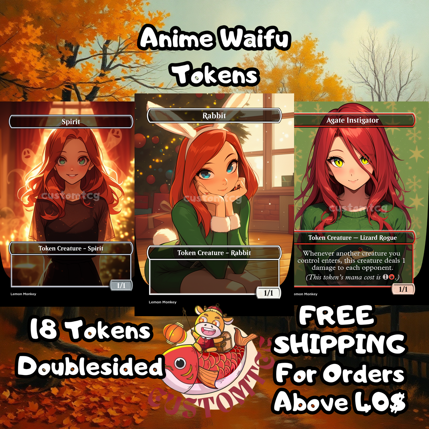 Waifu Anime Token Pack