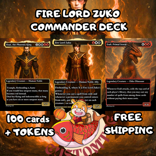 🔥 Fire Lord Zuko — Custom Deck 🔥