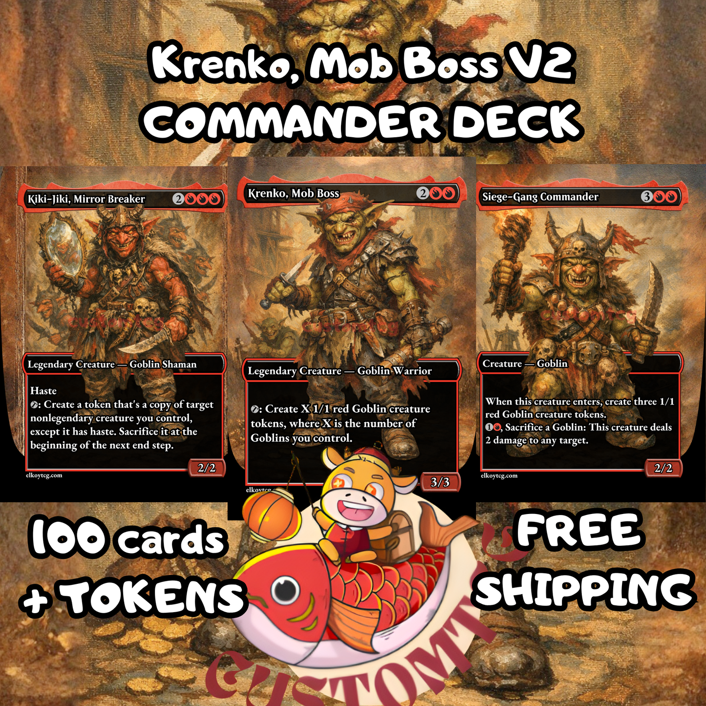 Krenko, Mob Boss Custom Deck V2