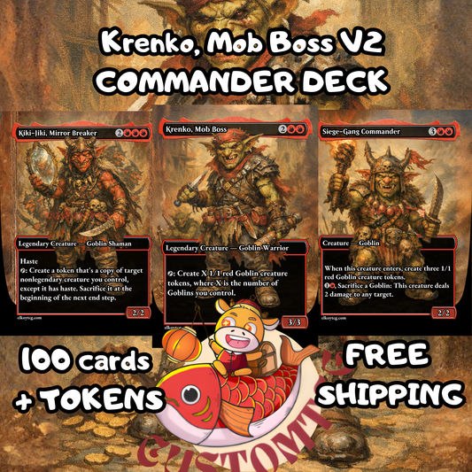 Krenko, Mob Boss Custom Deck V2