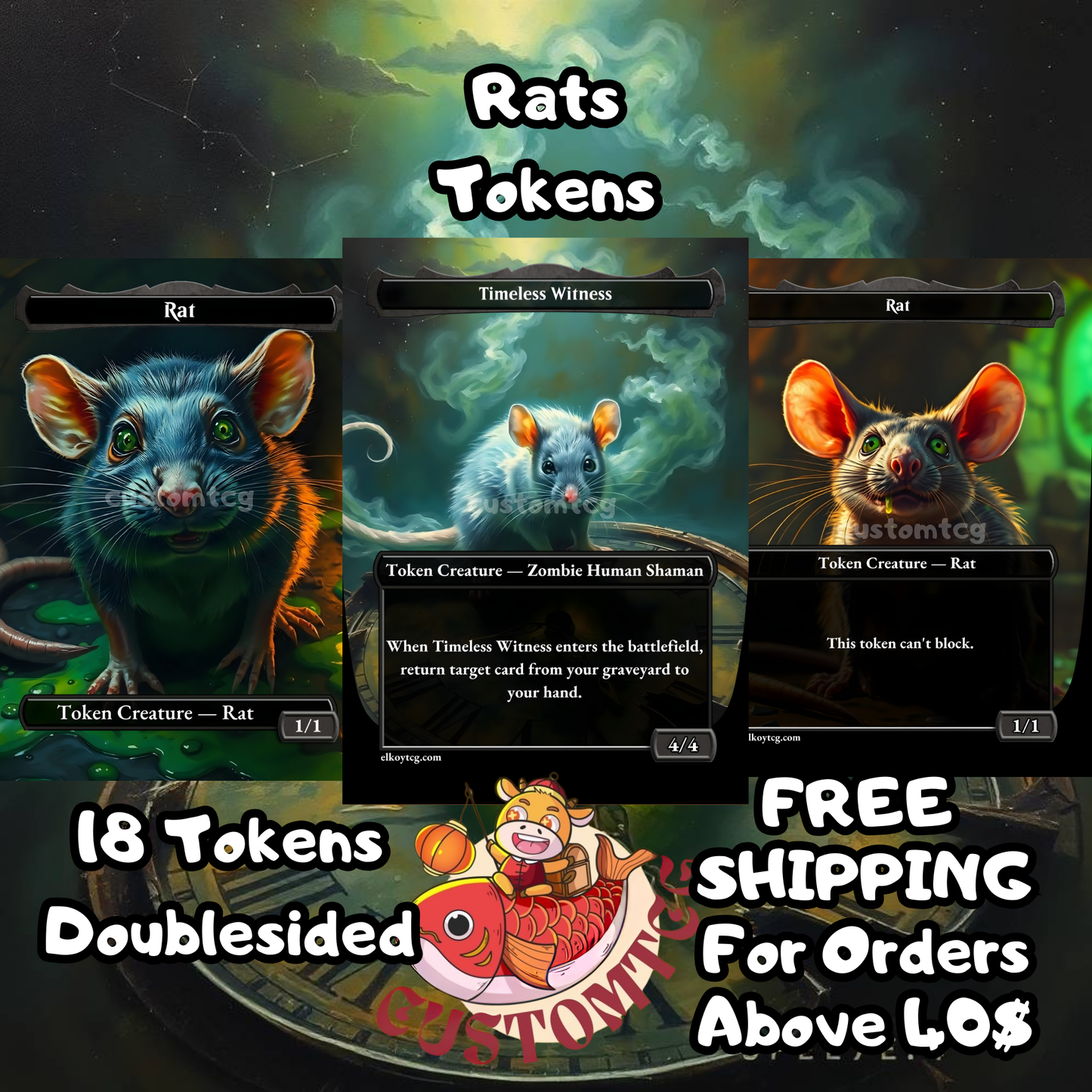 Pestilent Rat Token Pack