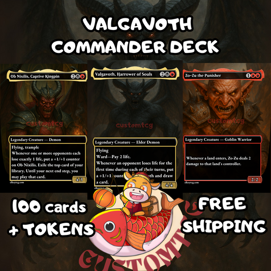 Valgavoth, Harrower of Souls Custom Deck