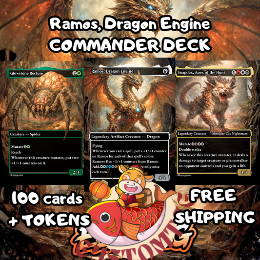 Ramos, Dragon Engine – Custom Deck (100 Cards + Tokens)