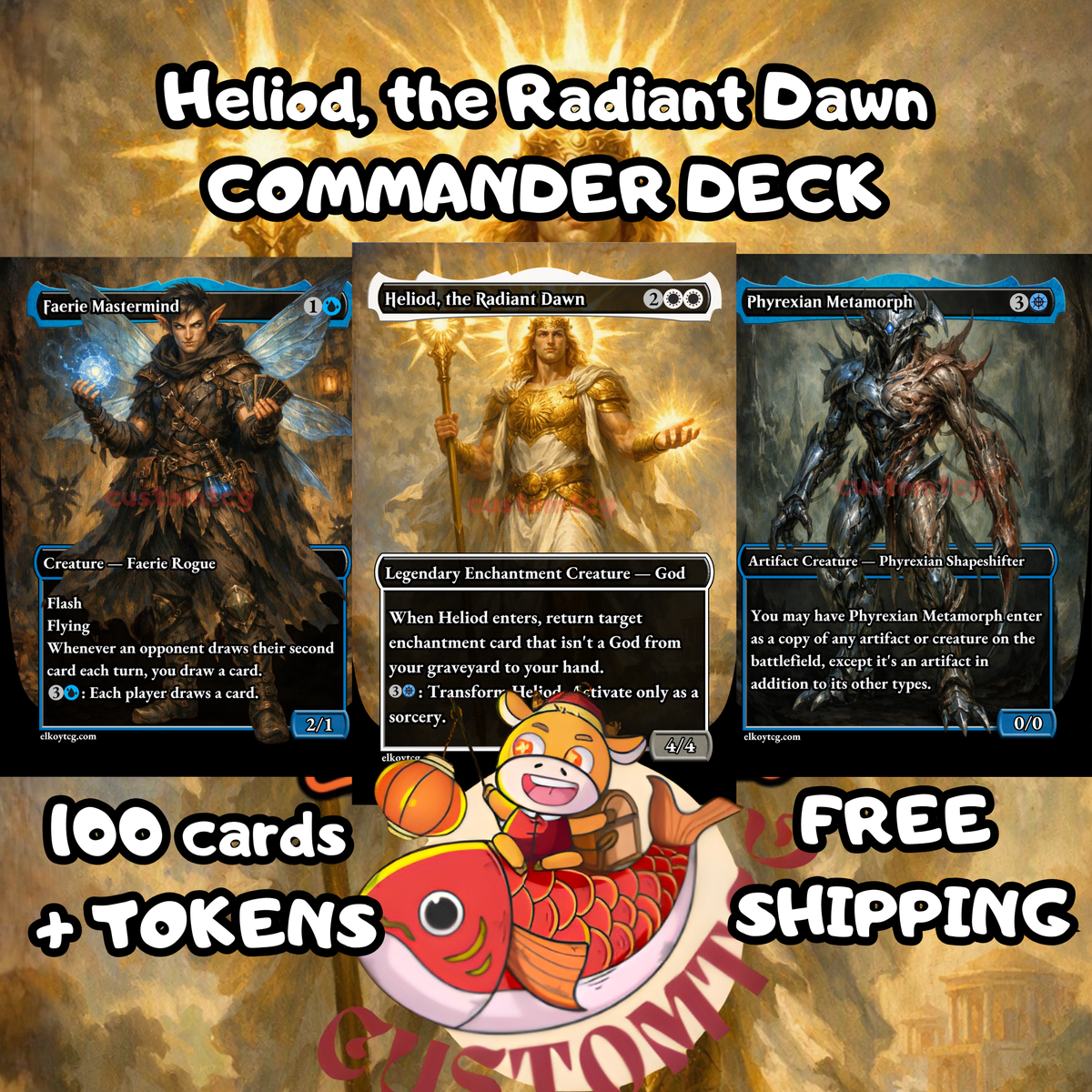 HELIOD, THE RADIANT DAWN — Azorius High-Power Control Custom Deck
