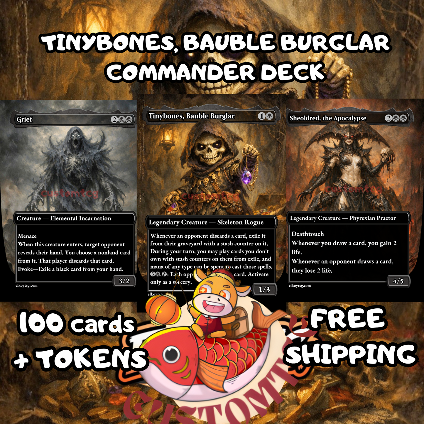 TinyBones, Bauble Burglar Custom Deck