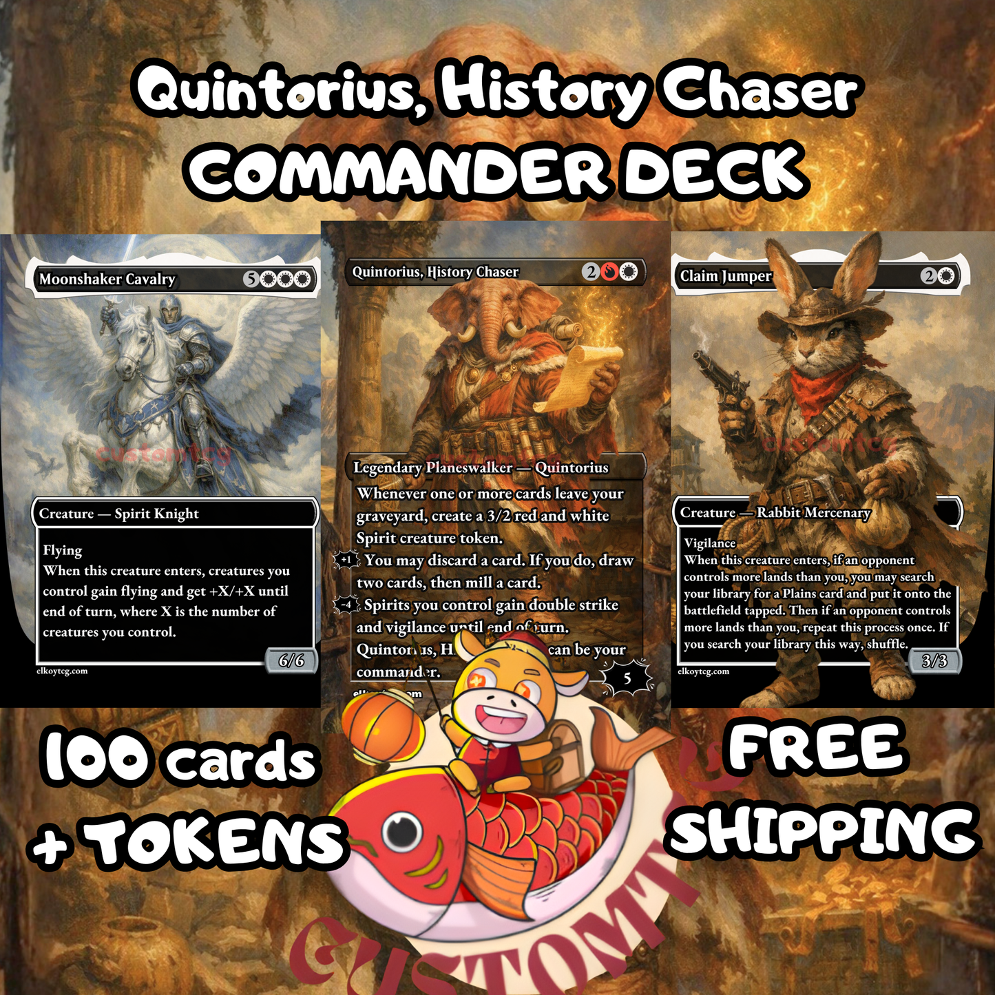 Quintorius, History Chaser Custom Deck
