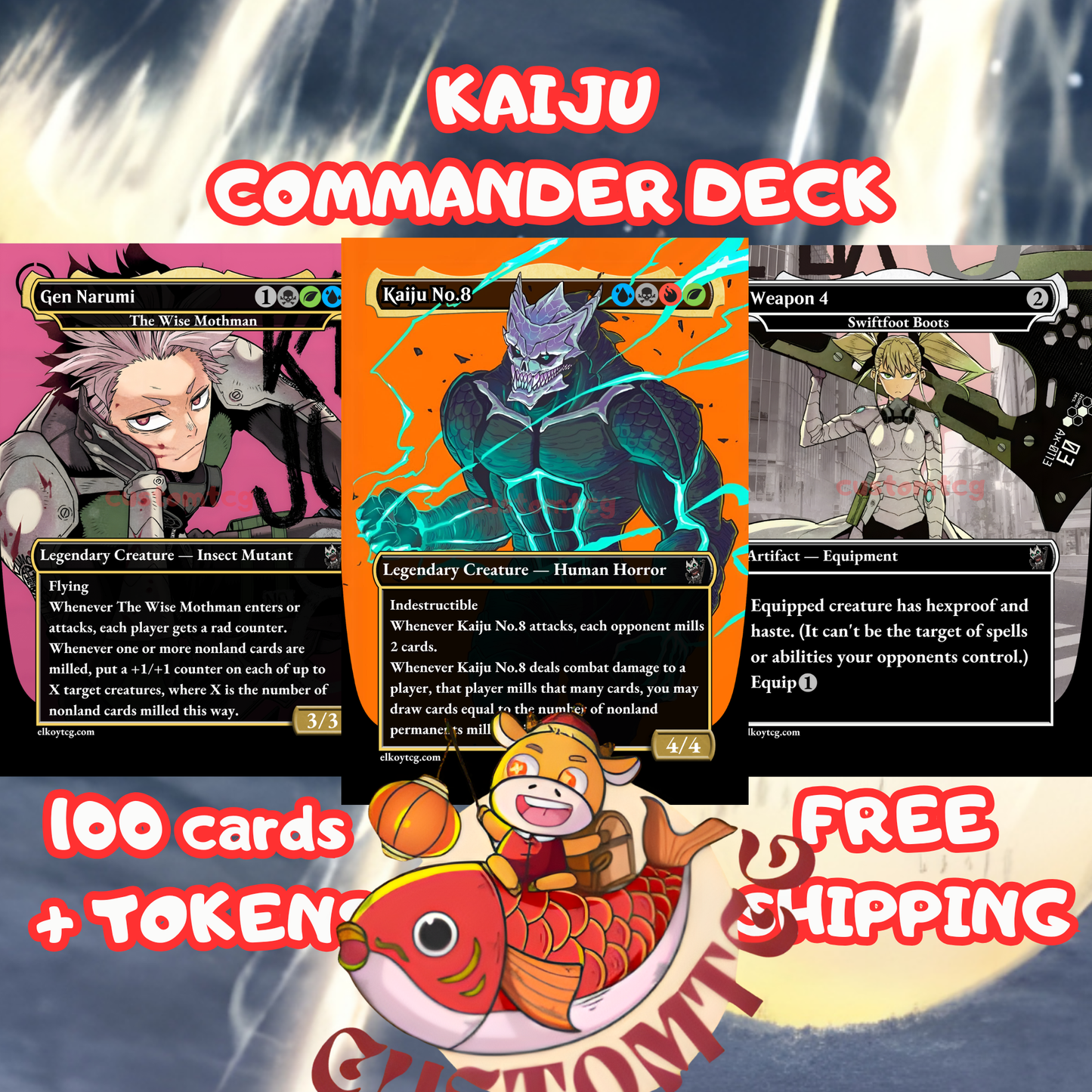 KAIJU Custom Deck