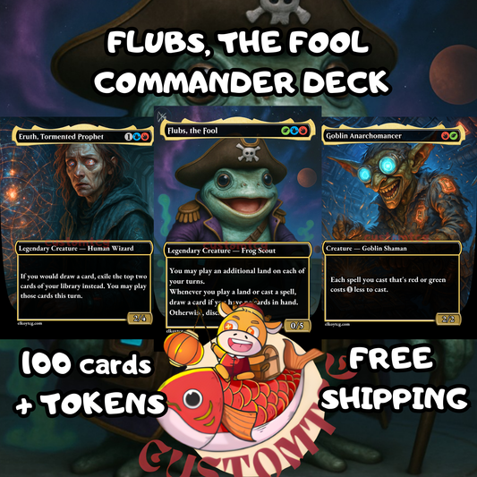 Flubs, the Fool SPACE Custom deck