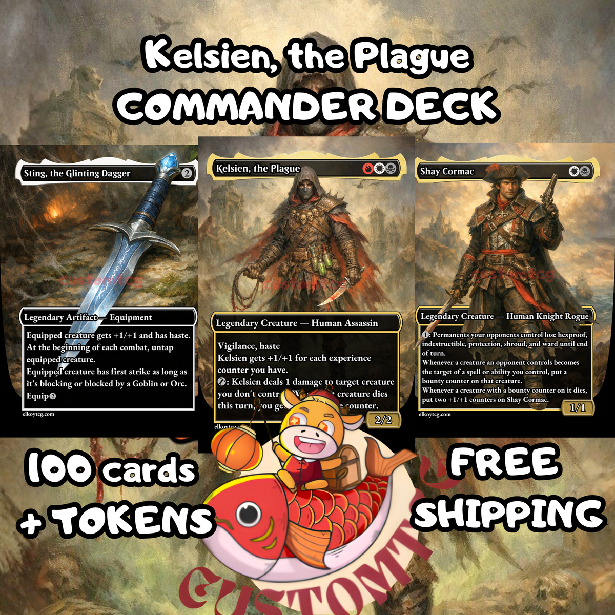 Kelsien, the Plague — Mardu Voltron Assassin Custom Deck