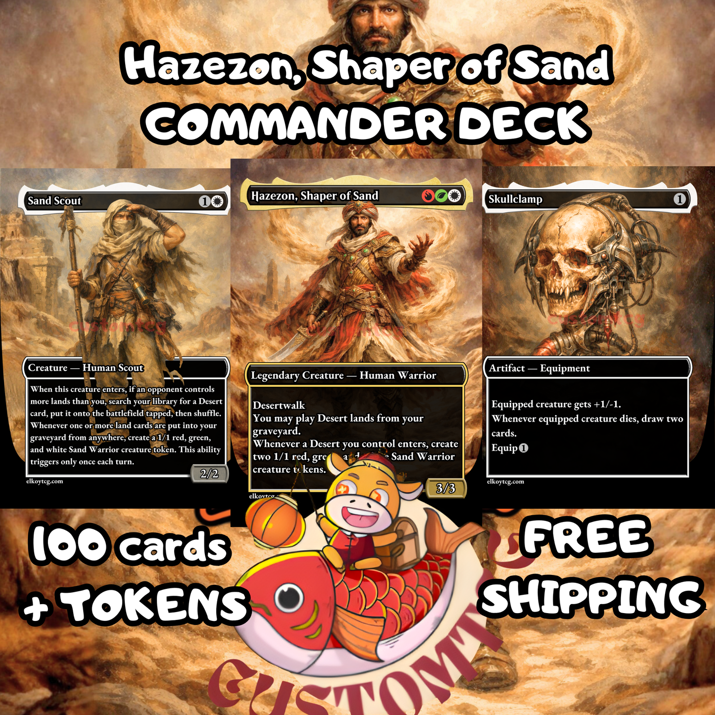 Hazezon, Shaper of Sand Custom Deck