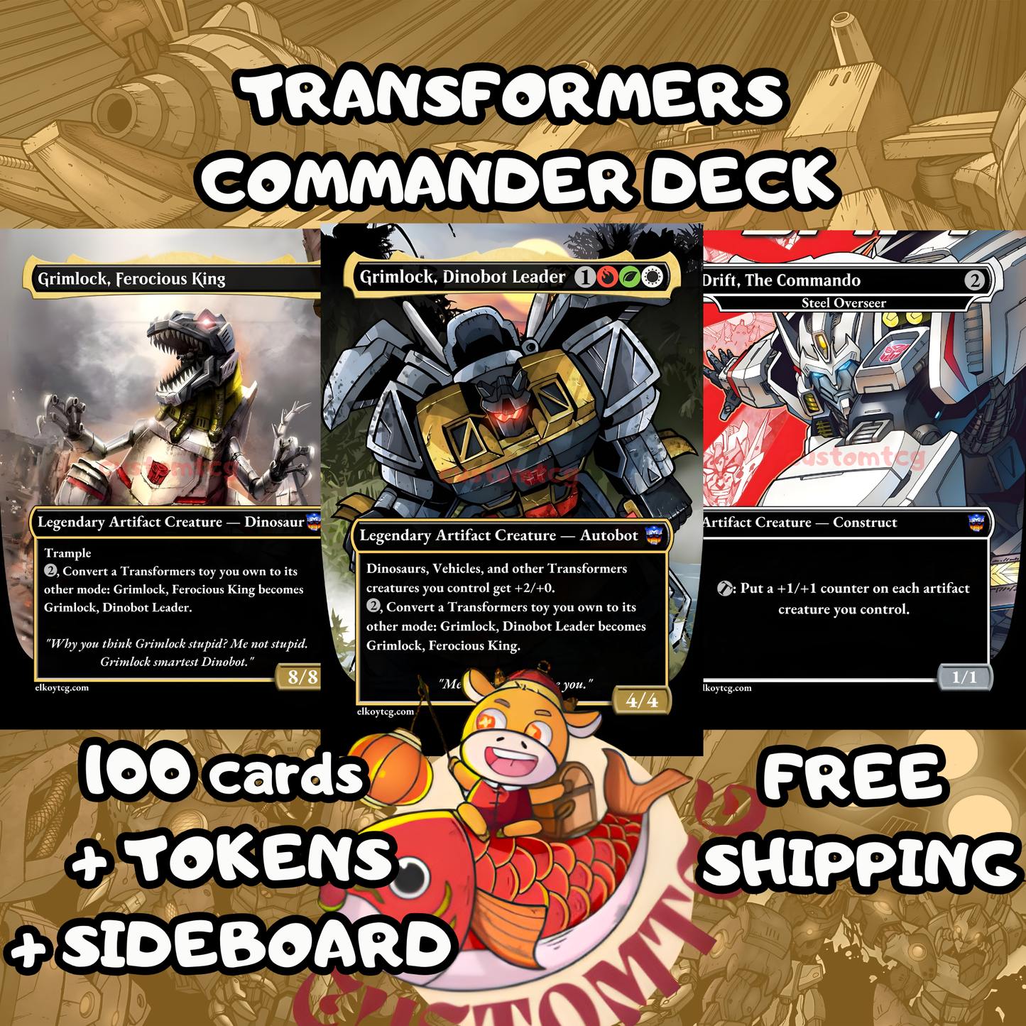 Tr4nsf0rm3rs commander deck