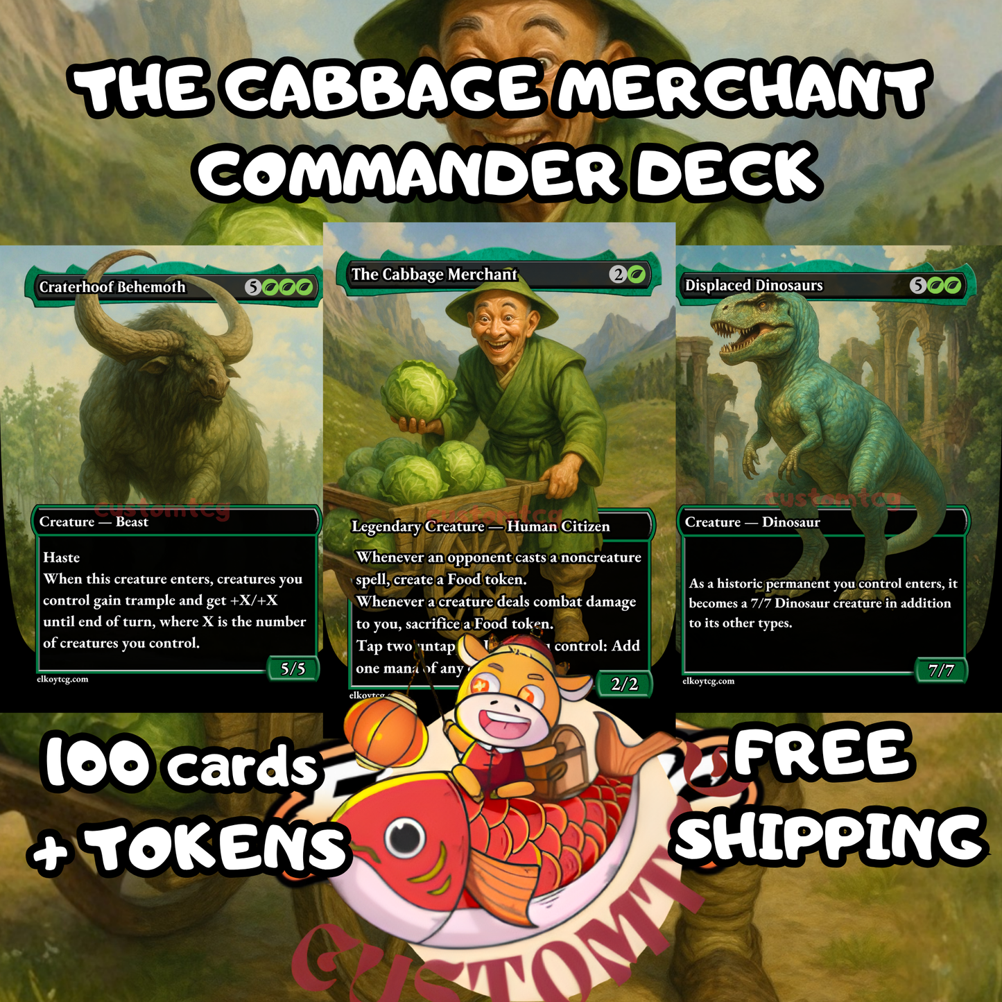 The Cabbage Merchant Custom Deck