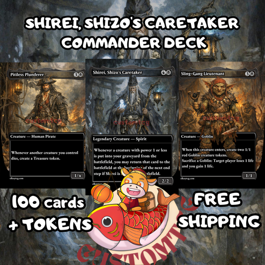 Shirei, Shizo’s Caretaker Custom Deck