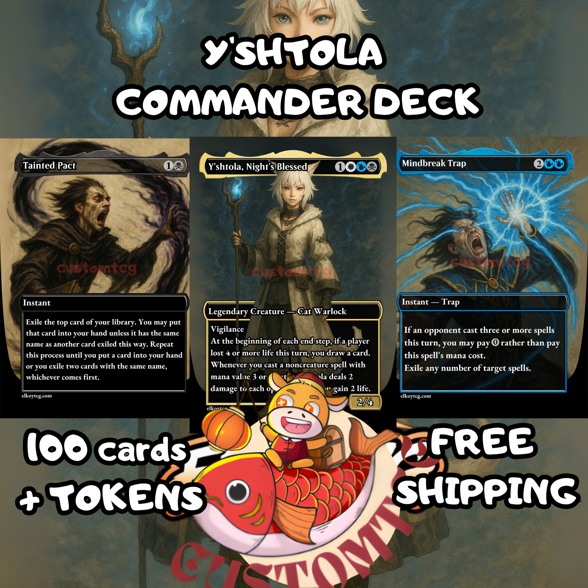 Y'shtola, Night's Blessed Custom Deck ElkoyTCG Y'shtola, Night's Blessed Custom Deck ElkoyTCG