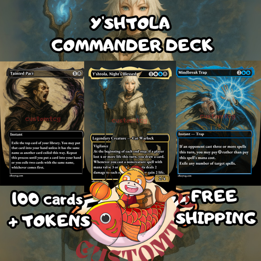 Y’shtola, Night’s Blessed – Custom Deck✨