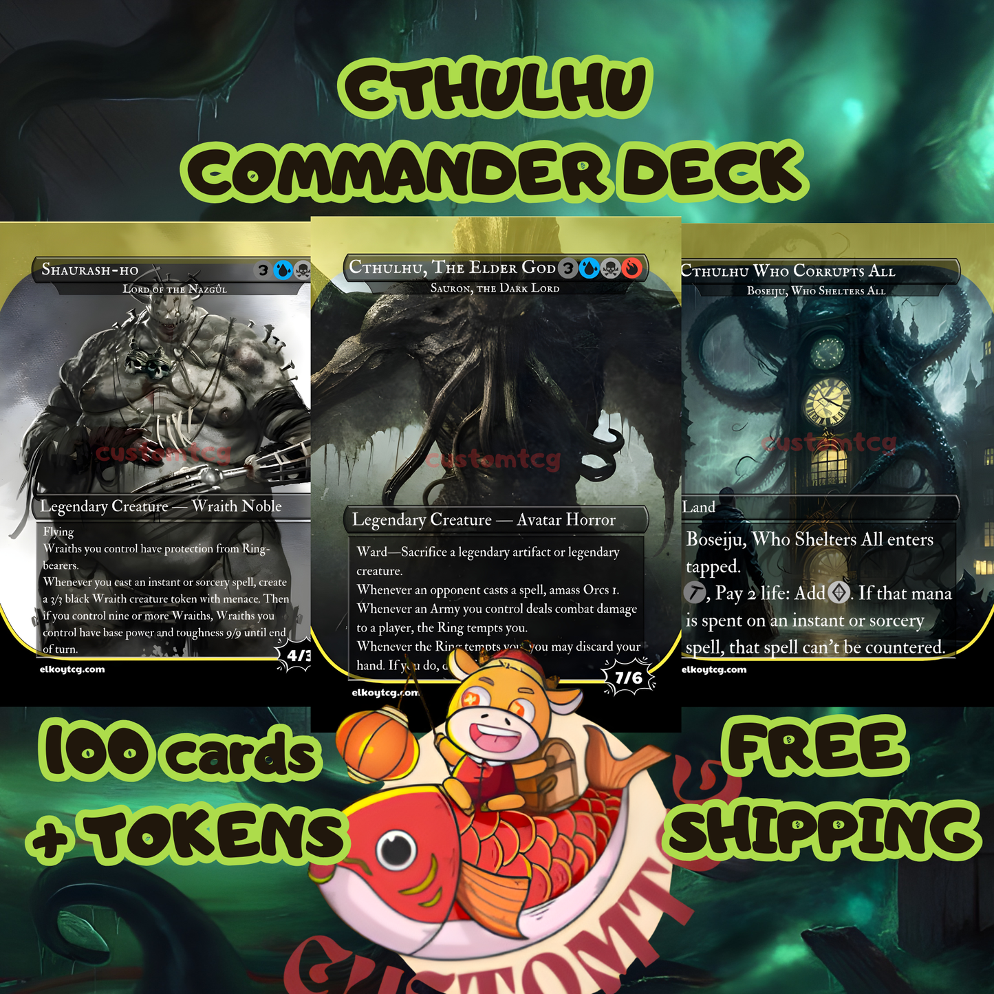 Cthulhu Custom Deck