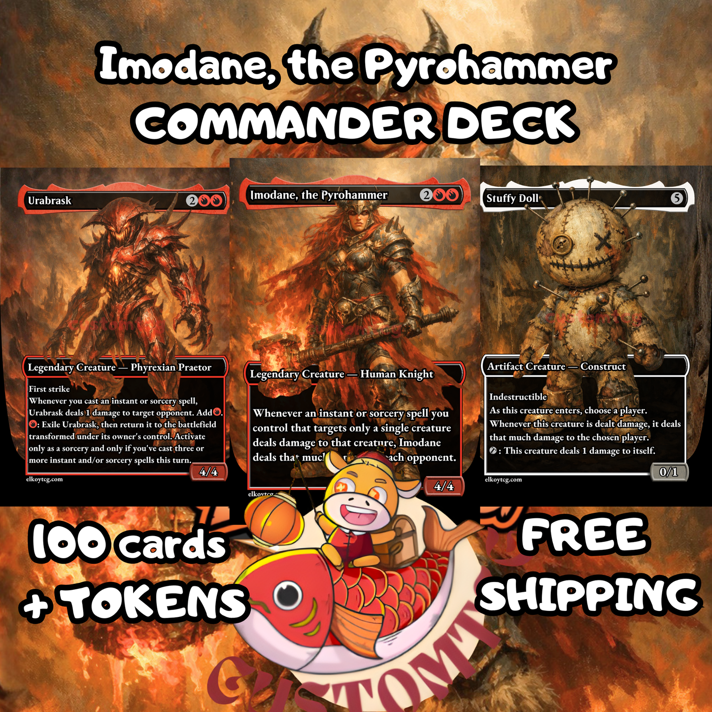 Imodane, the Pyrohammer custom deck