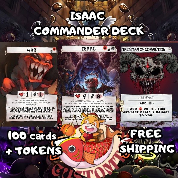 Binding of Isaac MTG Commander Deck Custom Cards ElkoyTCG Binding of Isaac MTG Commander Deck Custom Cards ElkoyTCG