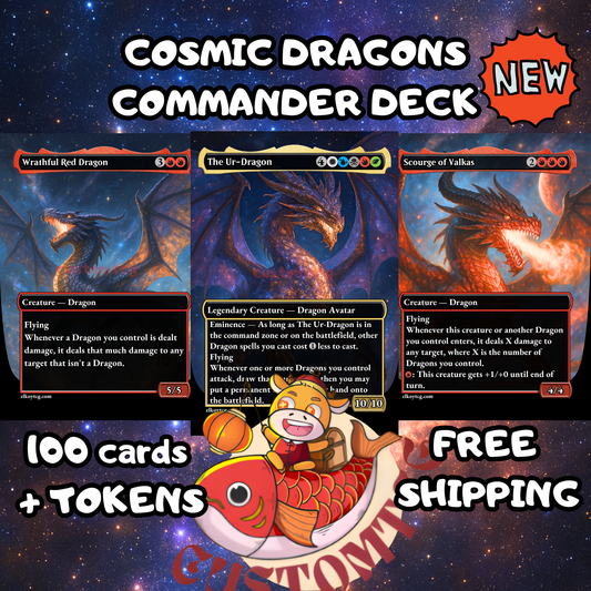 Cosmic Dragons Custom Deck