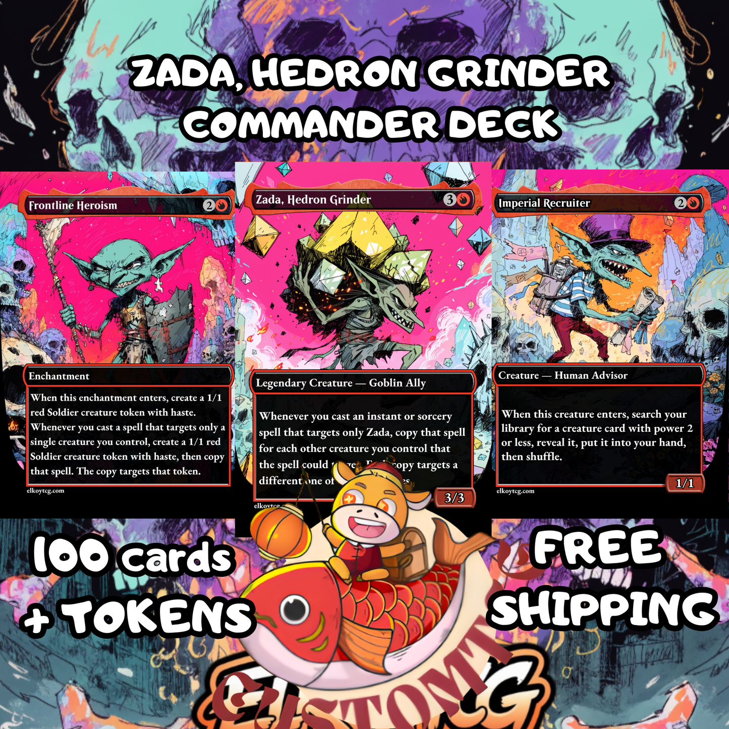 Zada, Hedron Grinder Open Lair Custom Deck