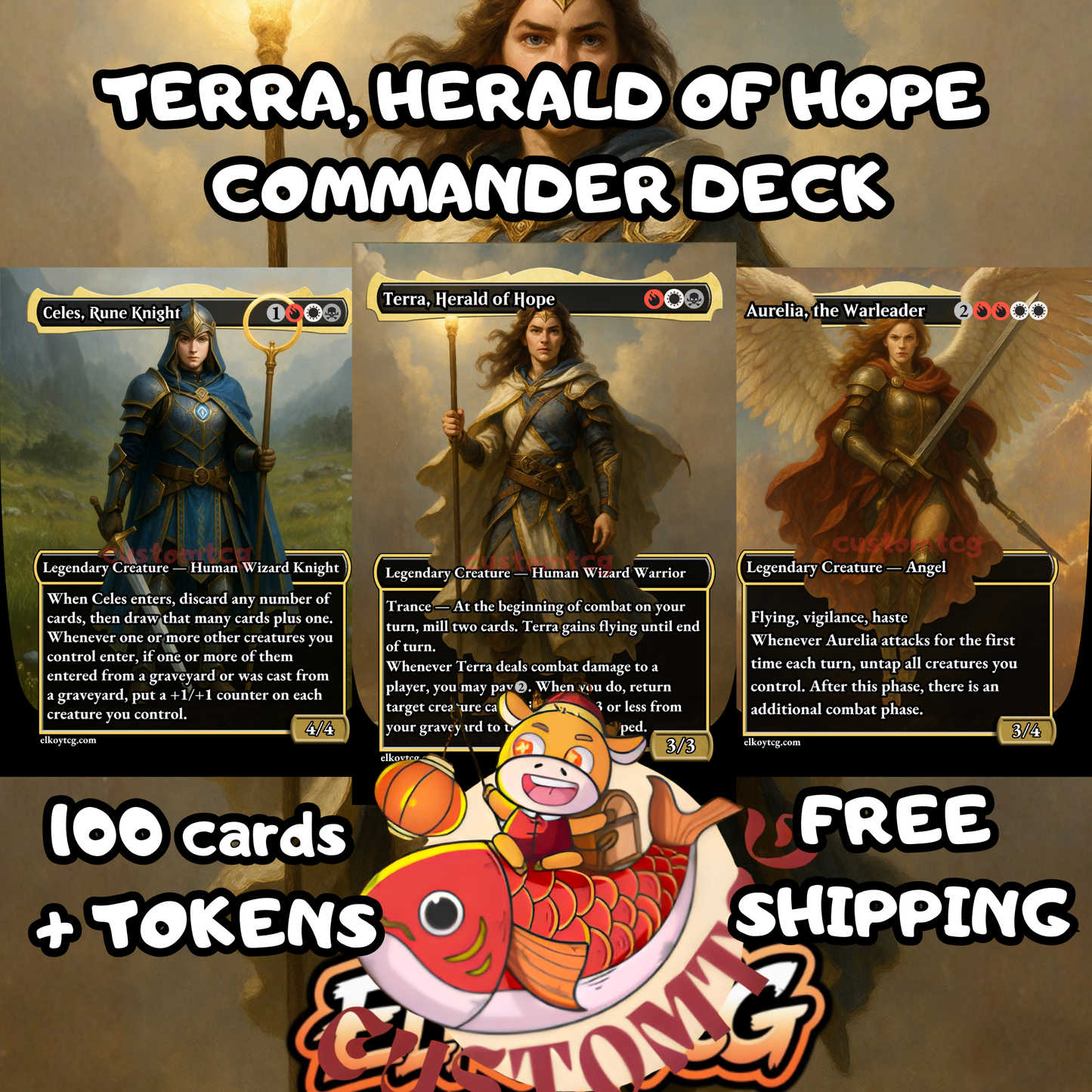 🌟 Terra, Herald of Hope — Custom Deck – ElkoyTCG