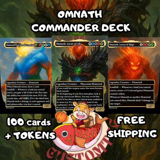 Omnath, Locus of All – Premium Top-63 Custom Deck 🌋