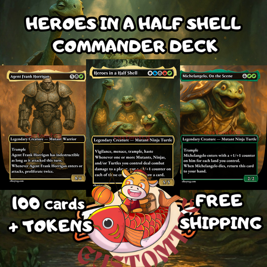Heroes in a Half Shell Custom Deck