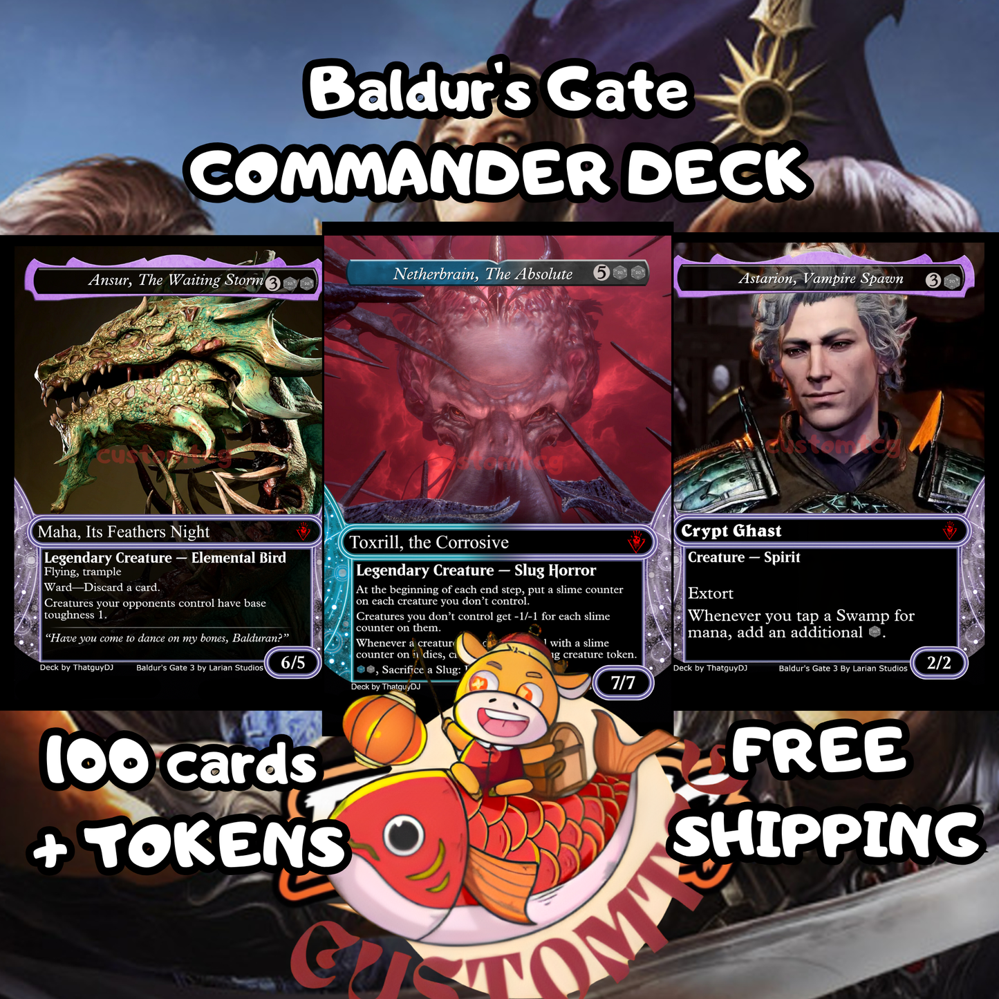 Baldur’s Gate Custom Deck