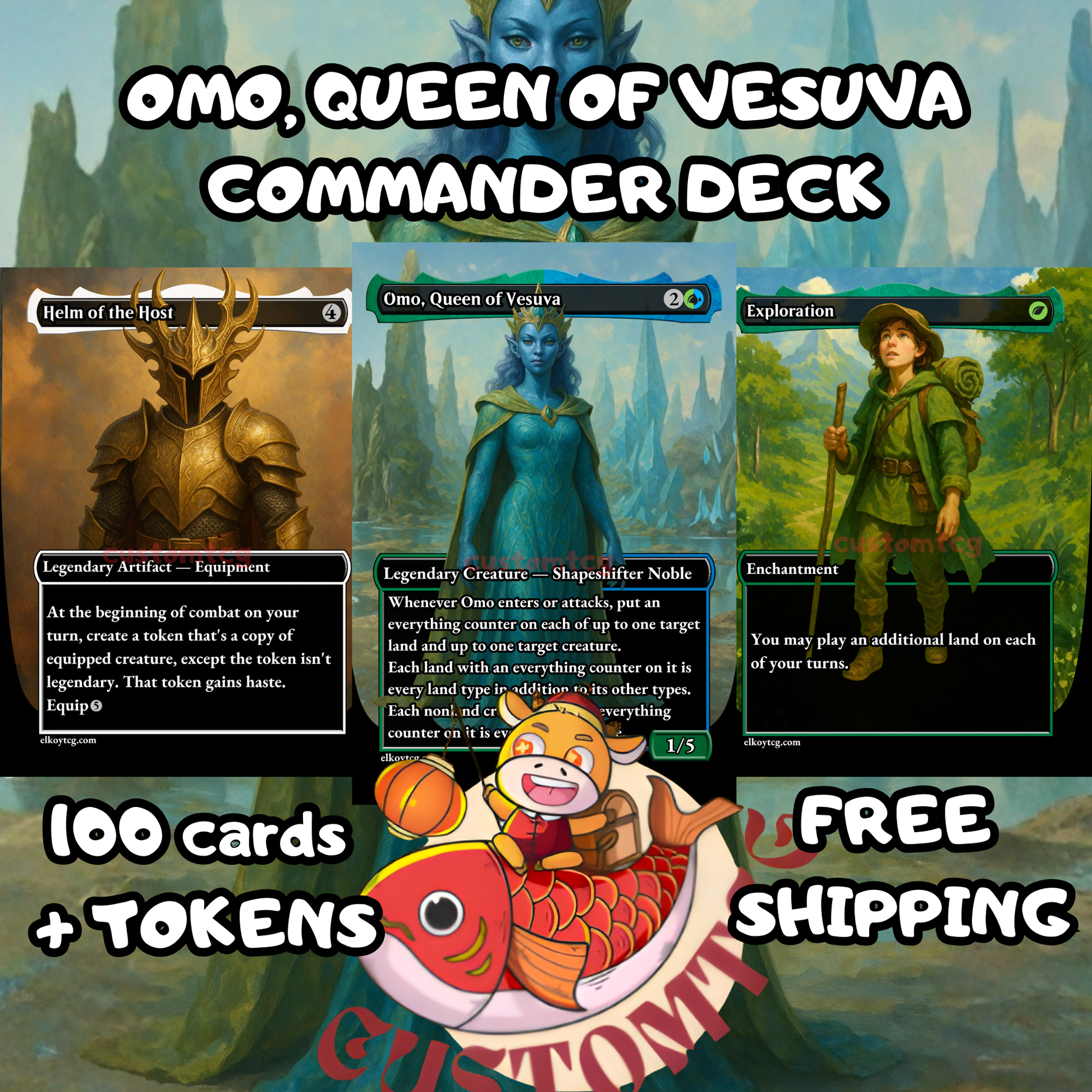 Omo, Queen of Vesuva Custom Deck ElkoyTCG Omo, Queen of Vesuva Custom Deck ElkoyTCG