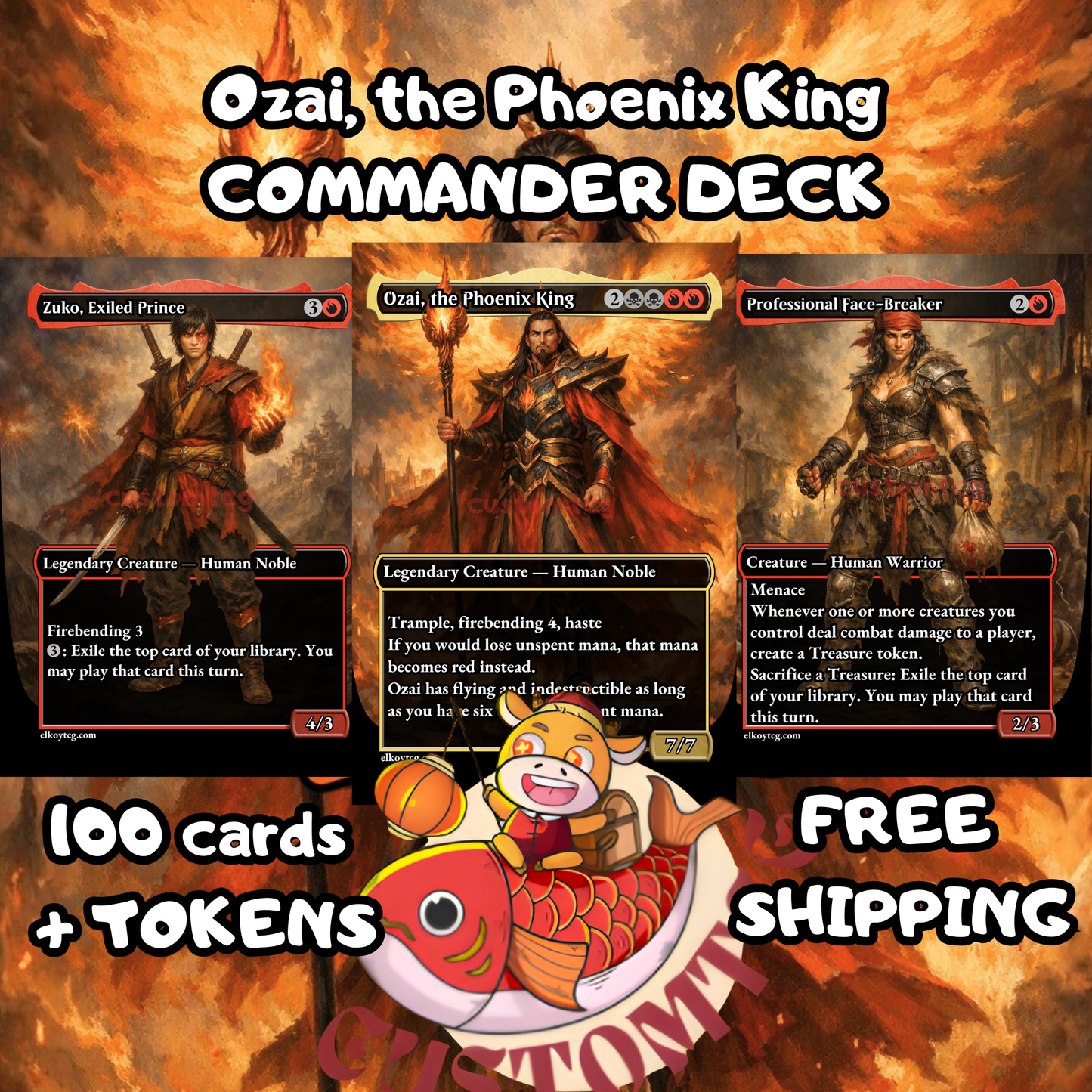 Ozai, the Phoenix King Custom Deck