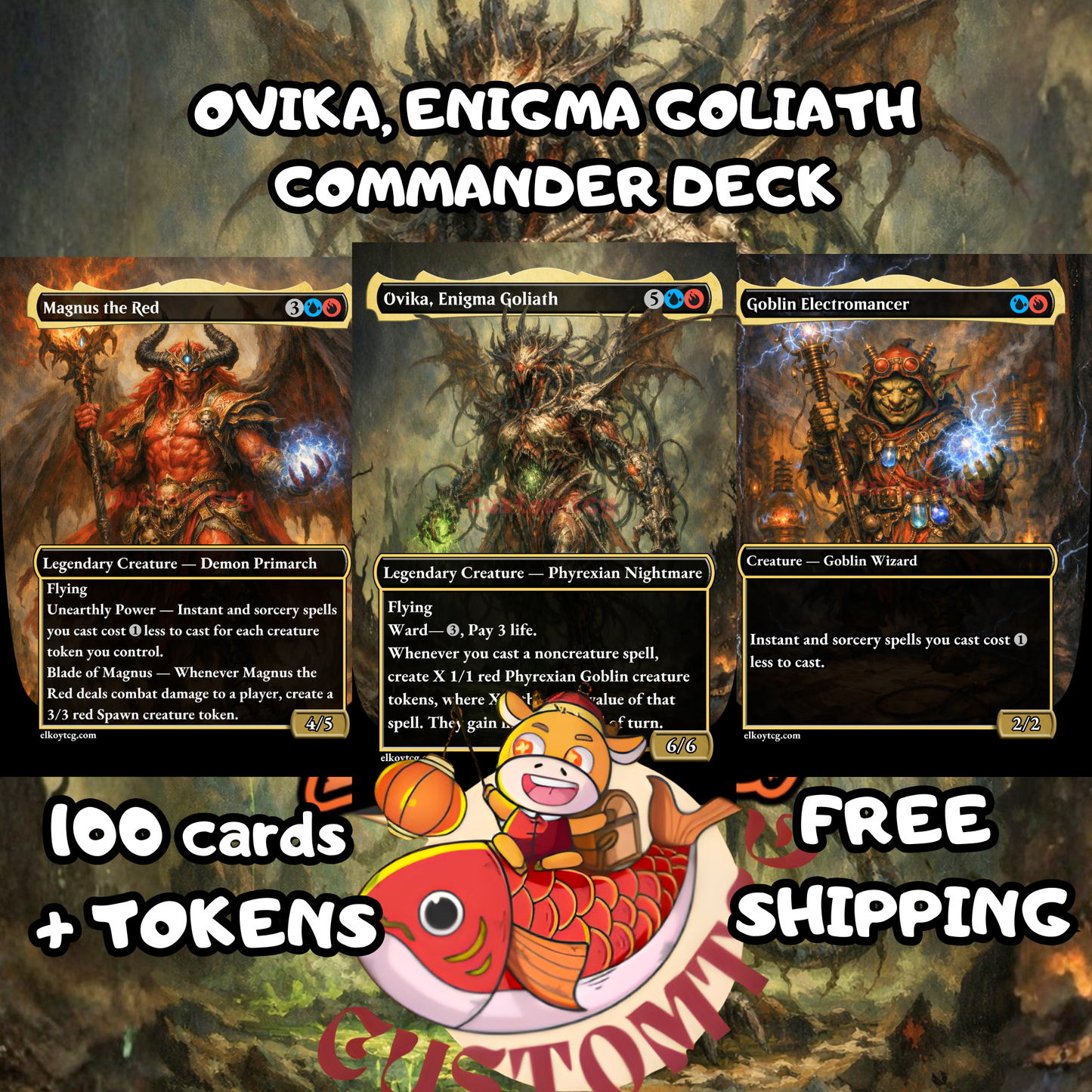 Ovika, Enigma Goliath Custom Deck