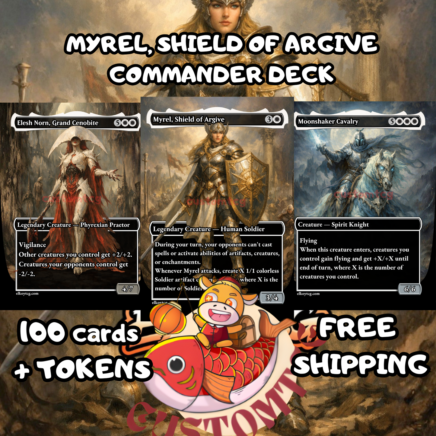 Myrel, Shield of Argive Custom Deck