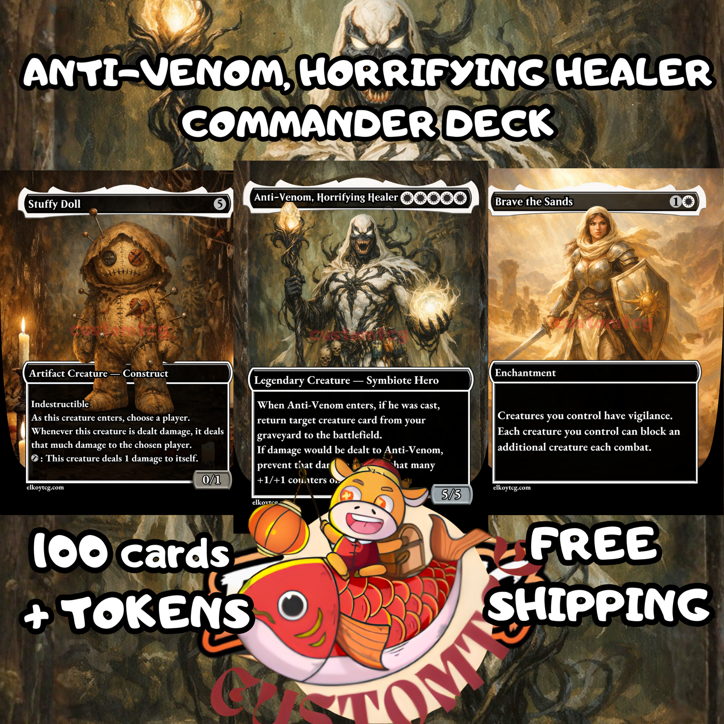 Anti-Venom, Horrifying Healer Custom Deck