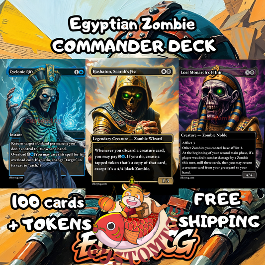 Hashaton’s Plague – Custom Egyptian Zombie Deck!