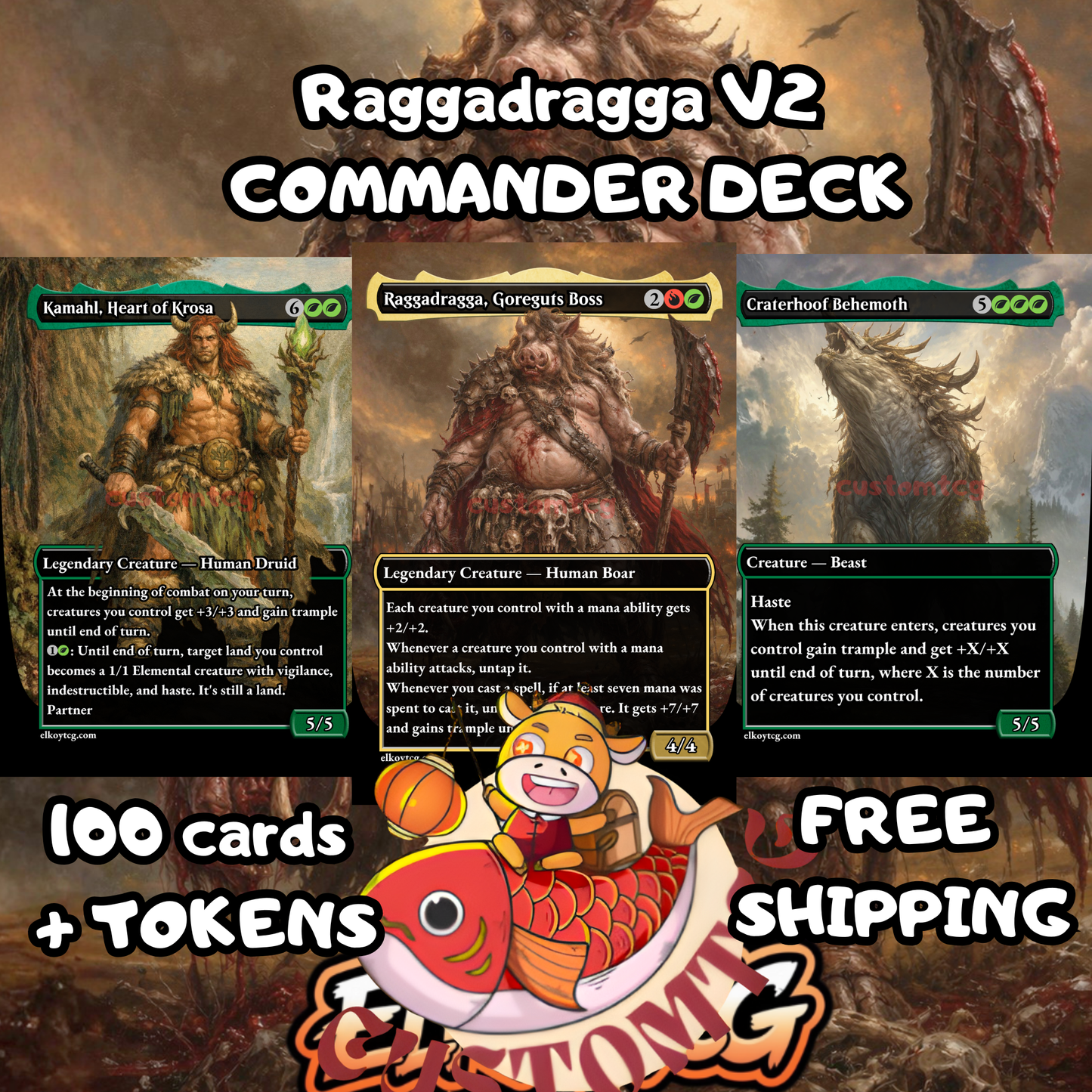 Raggadragga V2 Custom  Deck