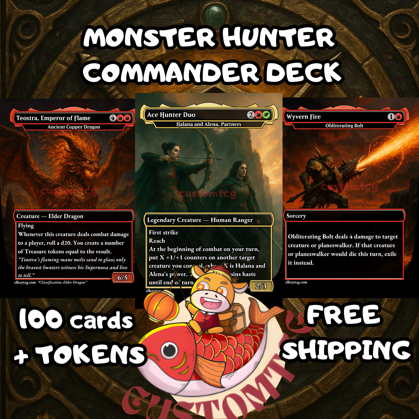 Monster Hunter - Halana & Alena Custom Deck