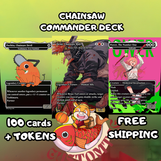 Chainsaw Man Custom Deck