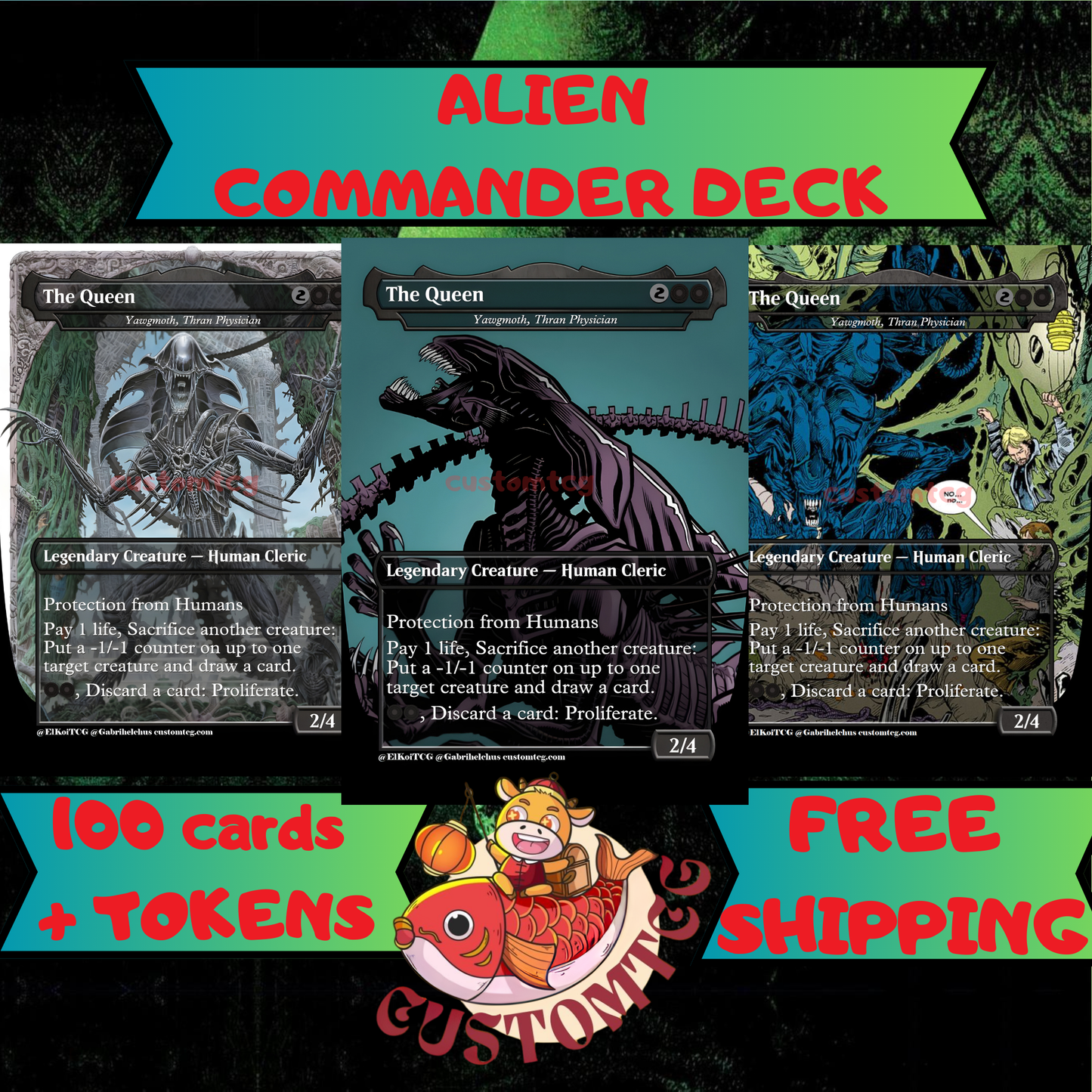 Aliens V1 Commander deck
