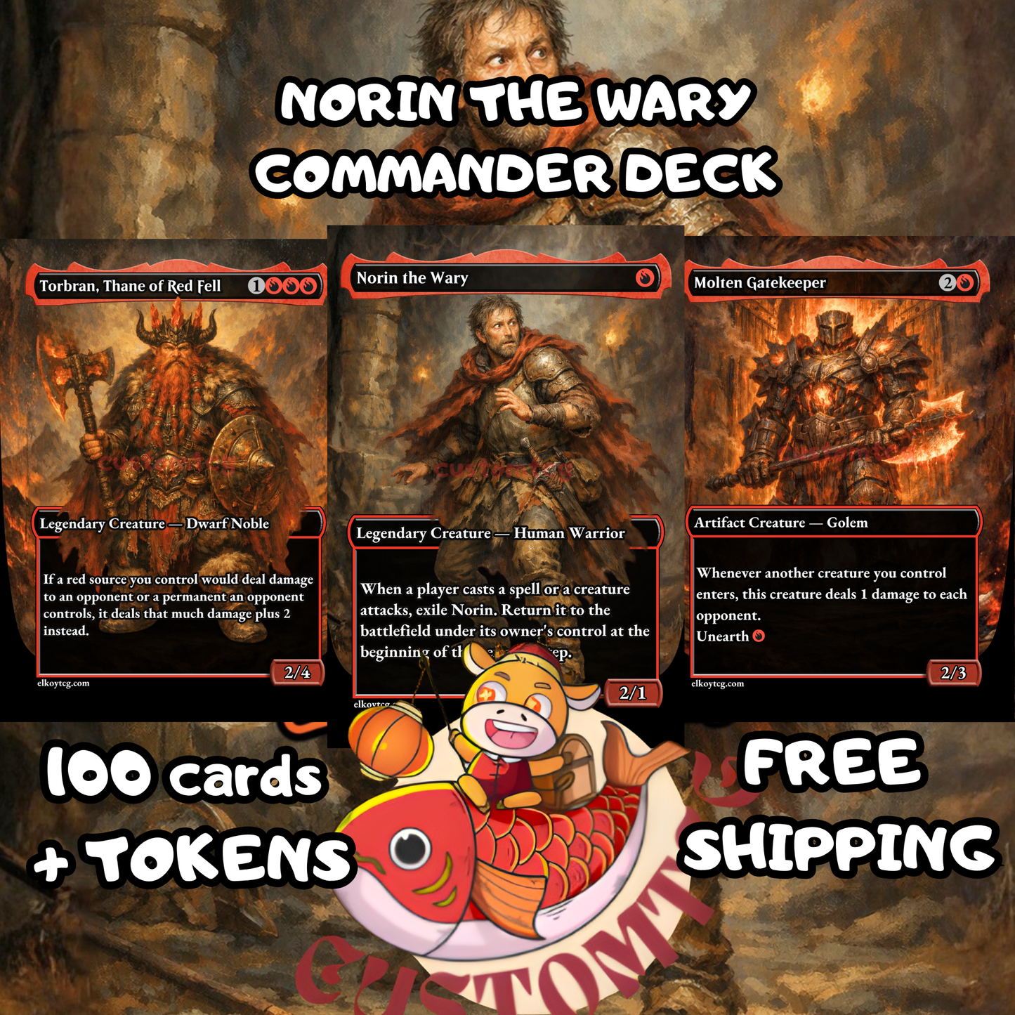 Norin the Wary Custom Deck