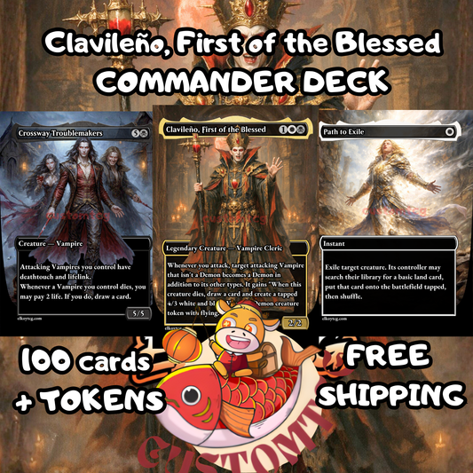 Clavileño, First of the Blessed — Custom Deck ✨🧛