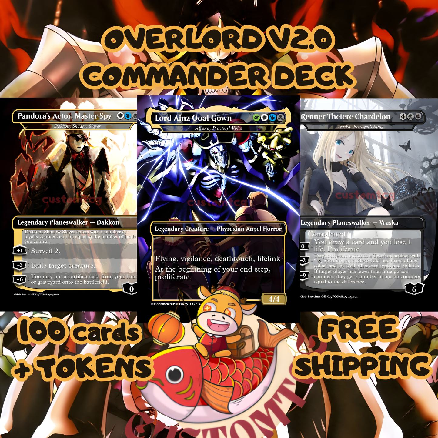 Overlord V2.0 Custom Deck