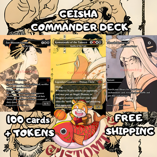Geisha Court – Custom Themed Deck - No Ai