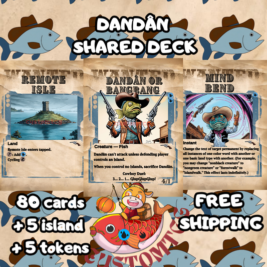 D4ndan Custom Deck - Cowboy Fish Style