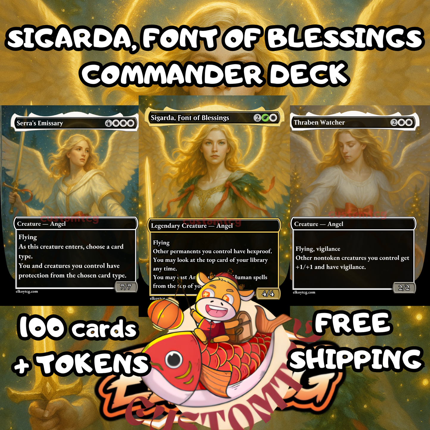 Sigarda, Font of Blessings Custom Deck